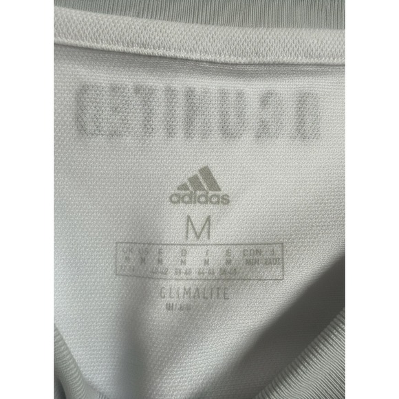 Adidas DC United MLS Soccer Jersey White Climalite Leidos Logo Womens Medium - Picture 3 of 3